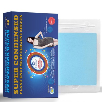 OEM/ODM Paper Soap Super Condensed Laundry Detergent Sheet