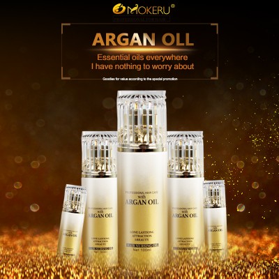 Bio argan oil 100% benefits for dry skin and hair care with private label