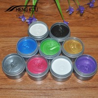 Temporary Hair Dye Hair Color Pomade Silver Ash Gray Color Hair Wax/Clay