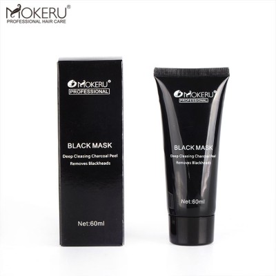 Professional blackhead remover mud cream OEM black facial sheet mask for female